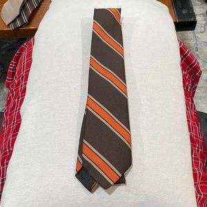 Brown and Orange Tie